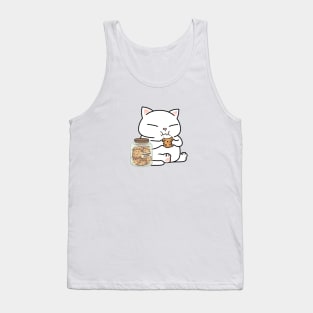 Chubby Cat Cookie Tank Top